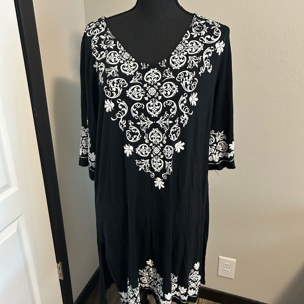 Just Love black and white casual dress.